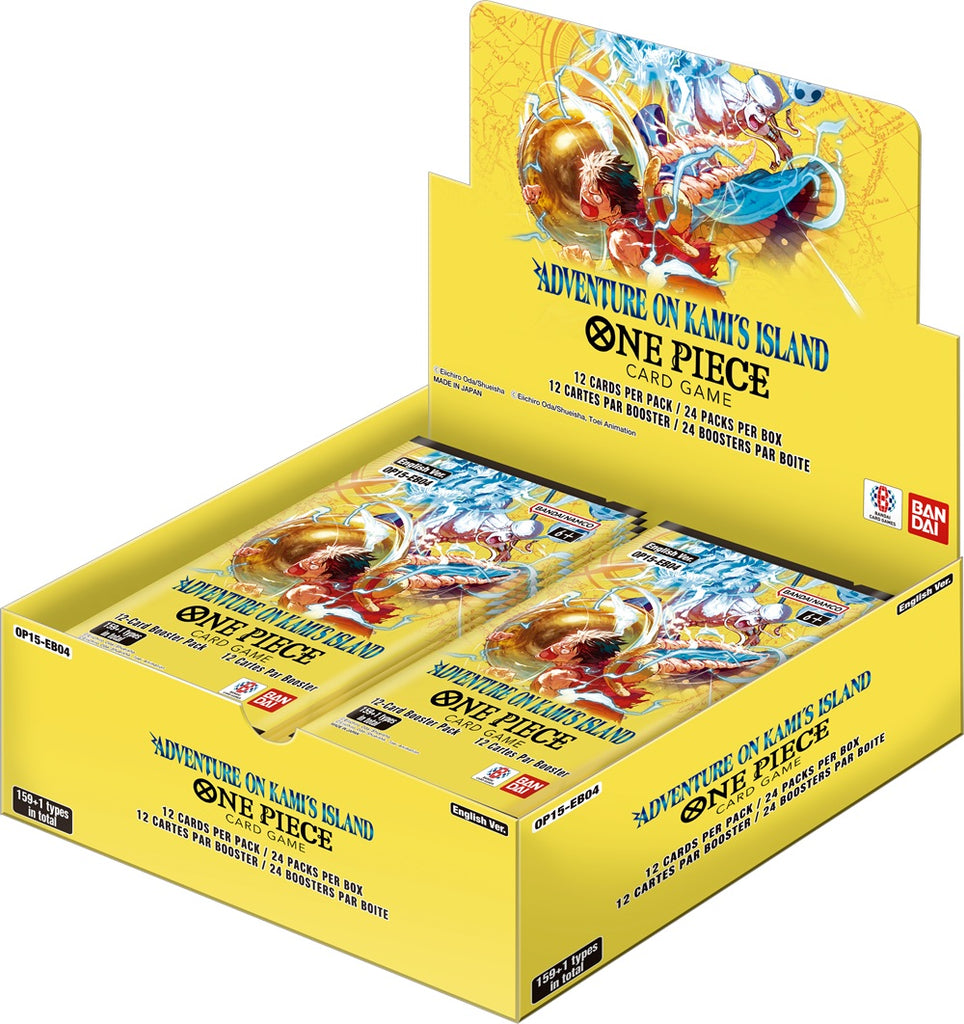 ONE PIECE カードゲーム アドベンチャー・オン・カミズ・アイランド One Piece Card Game OP-15: Adventure on Kami's Island Booster Box