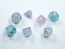 Nebula Mini-hedral Wisteria/white 7-Die set