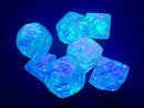 Nebula Mini-hedral Wisteria/white 7-Die set