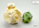 Marble Mini-hedral Green/dark green 7-Die Set