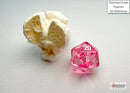 Translucent Mini-hedral Pink/white 7-Die Set