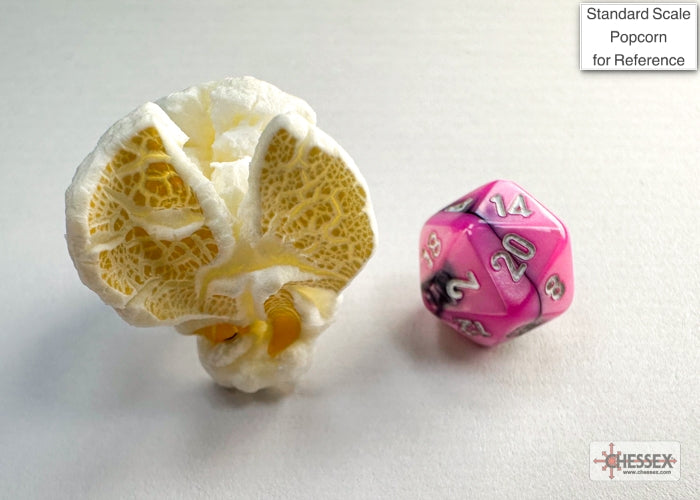 Gemini Mini-hedral Black-Pink/white 7-Die Set