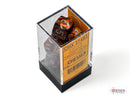 Lustrous Gold/silver Polyhedral 7-Dice Set