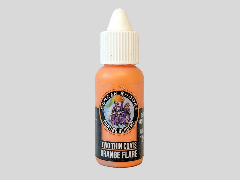 Two Thin Coats: Orange Flare