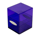 UltraPro Deck Box: Glitter Purple Satin Cube