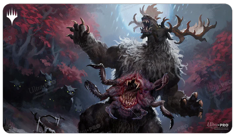 Playmat: Magic the Gathering: Innistrad Crimson Vow: Ulvenwald Behemoth