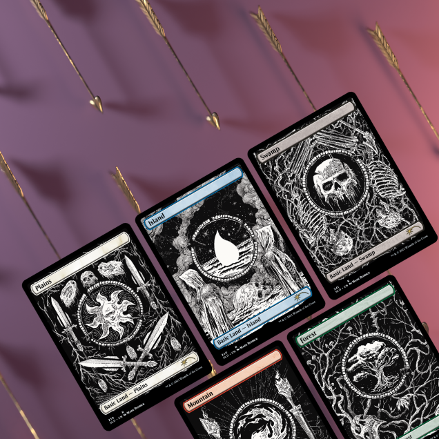 Magic: The Gathering - Secret Lair Drop Series: The Unfathomable Crushing Brutality of Basic Lands