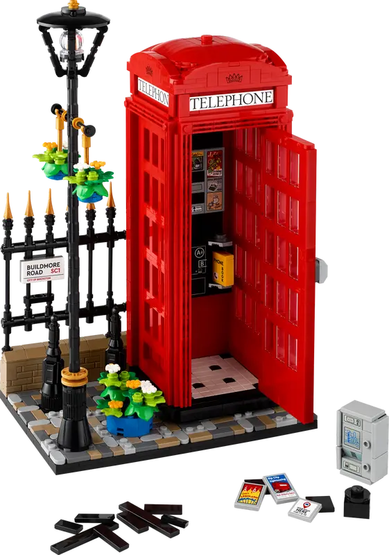 LEGO® Ideas: Red London Telephone Box (21347)