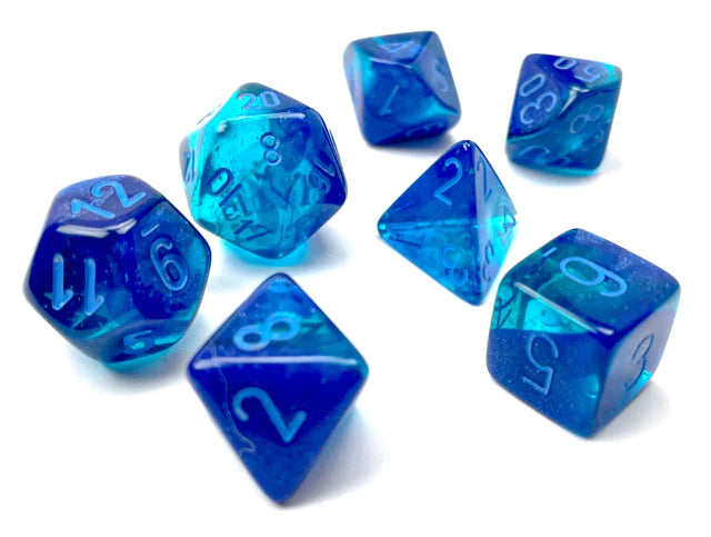 Gemini Dice -Chessex (Blue-Blue/Light Blue)