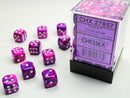 12mm d6 Dice Block (36 Dice - Festive: Violet/White)