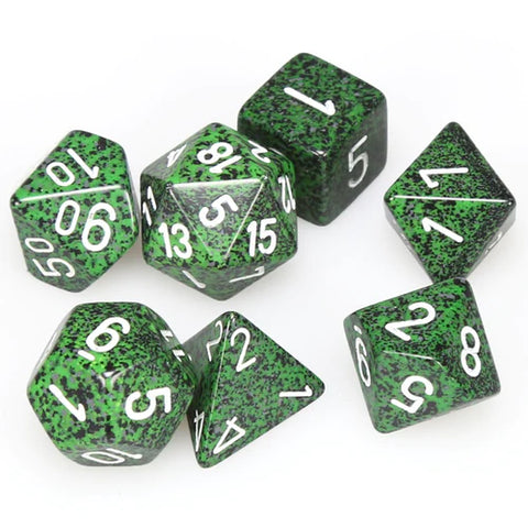 Chessex Polyhedral 7-Die Speckled Dice Set - Recon