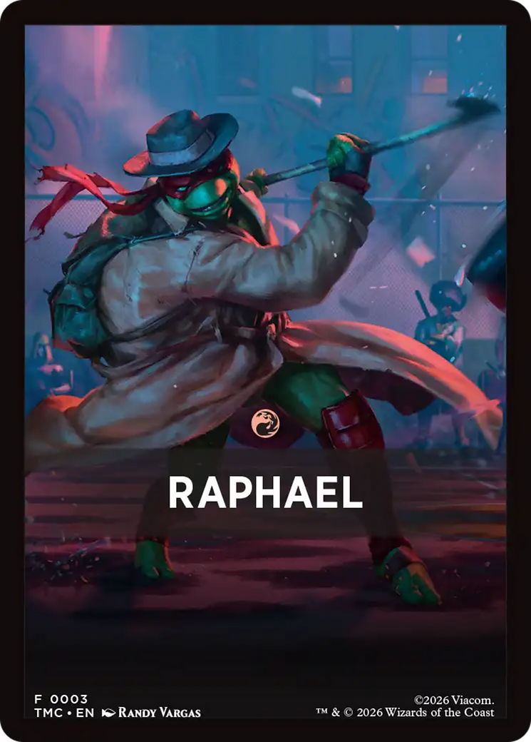 Raphael Theme Card [Teenage Mutant Ninja Turtles Commander Tokens]