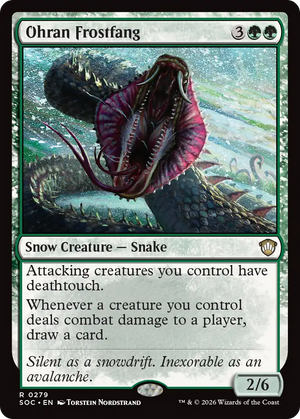 Ohran Frostfang [Secrets of Strixhaven Commander]