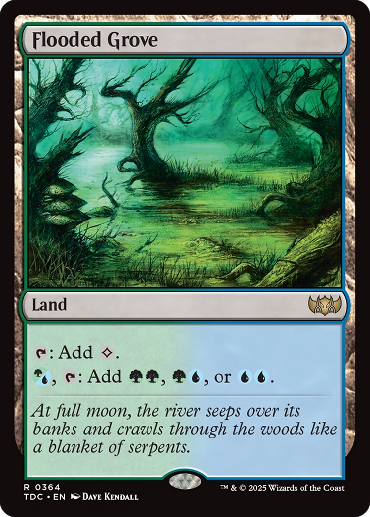 Flooded Grove [Tarkir: Dragonstorm Commander]
