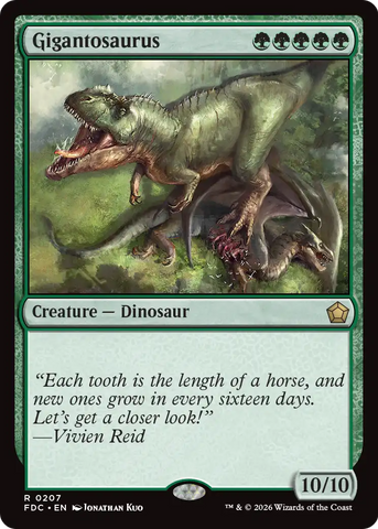 Gigantosaurus [Foundations Commander]