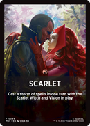 Scarlet Theme Card [Marvel Super Heroes Commander]