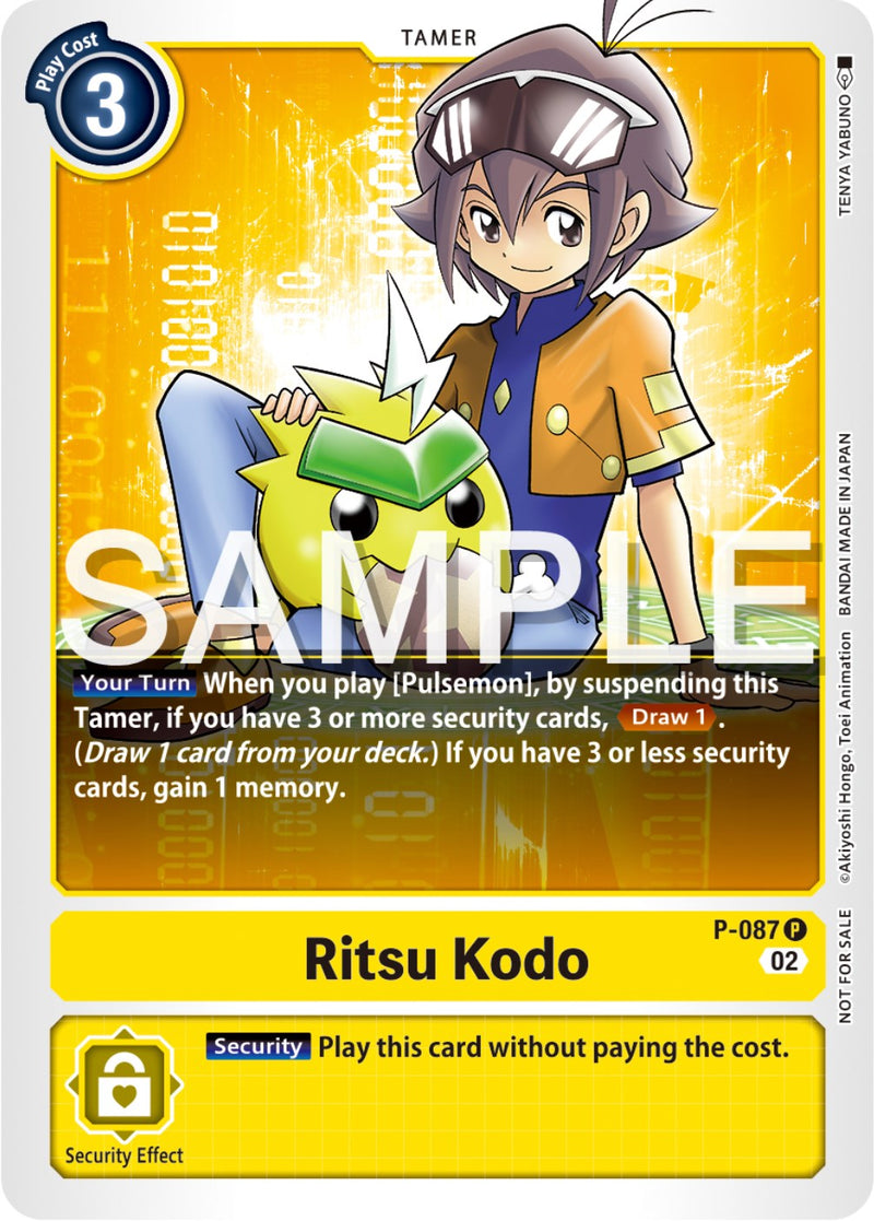 Ritsu Kodo [P-087] (Exceed Apocalypse Pre-Release) [Promotional Cards]