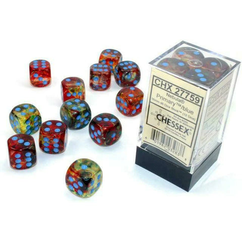 Nebula 12D6 Primary/Blue -Chessex
