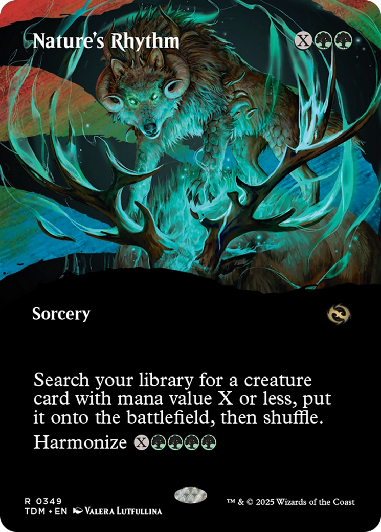 Nature's Rhythm (Borderless) [Tarkir: Dragonstorm]