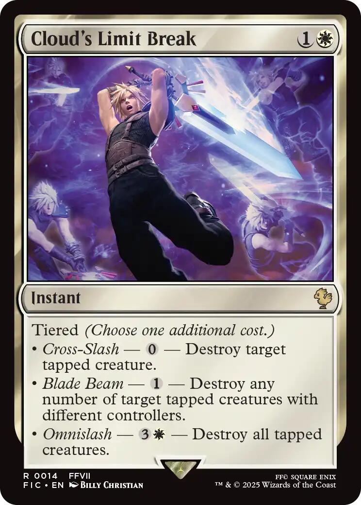 Cloud's Limit Break (Surge Foil) [FINAL FANTASY Commander]