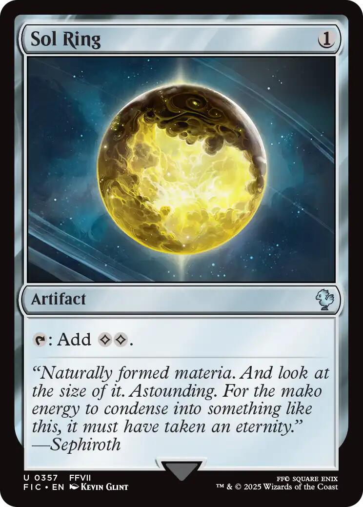 Sol Ring (0357) (Surge Foil) [FINAL FANTASY Commander]