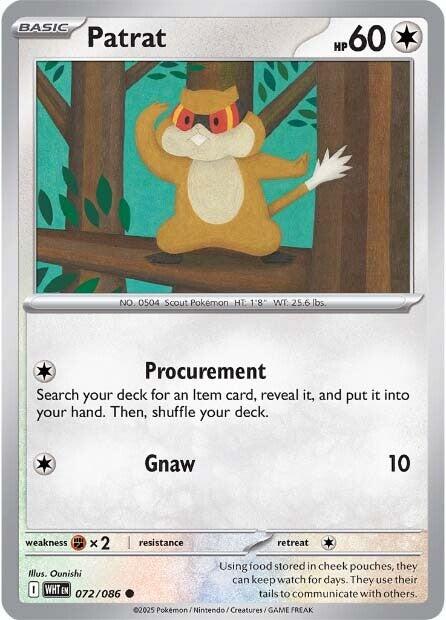 Patrat (072/086) [Scarlet & Violet: White Flare]