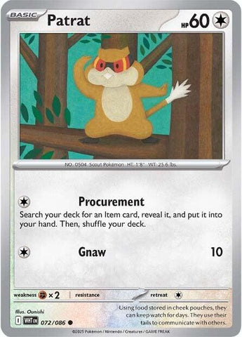 Patrat (072/086) [Scarlet & Violet: White Flare]