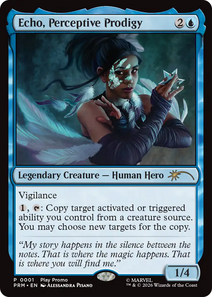 Echo, Perceptive Prodigy [Standard Showdown Promos]