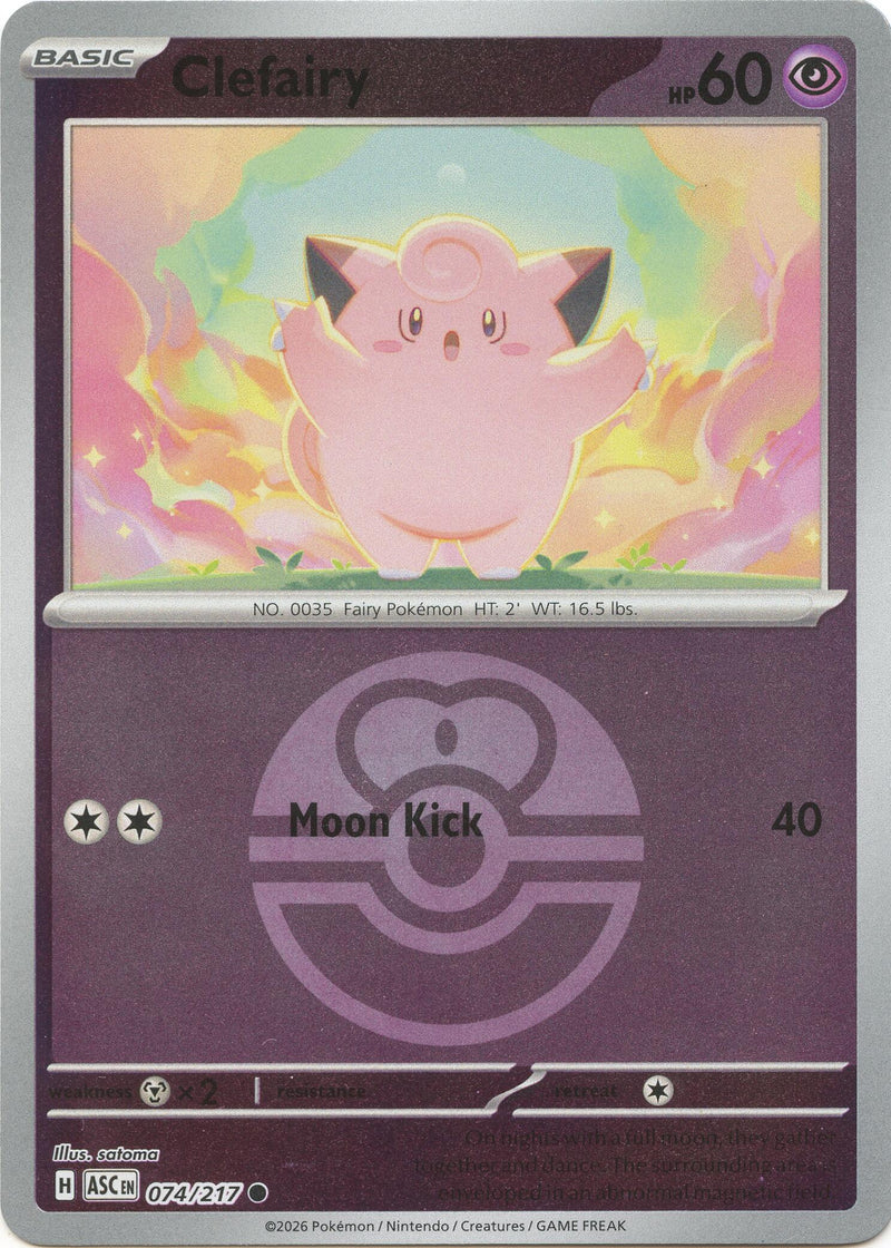Clefairy (074/217) (Love Ball) [Mega Evolution: Ascended Heroes]