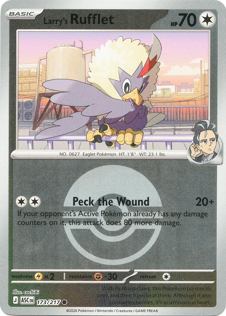 Larry's Rufflet (173/217) (Poke Ball) [Mega Evolution: Ascended Heroes]
