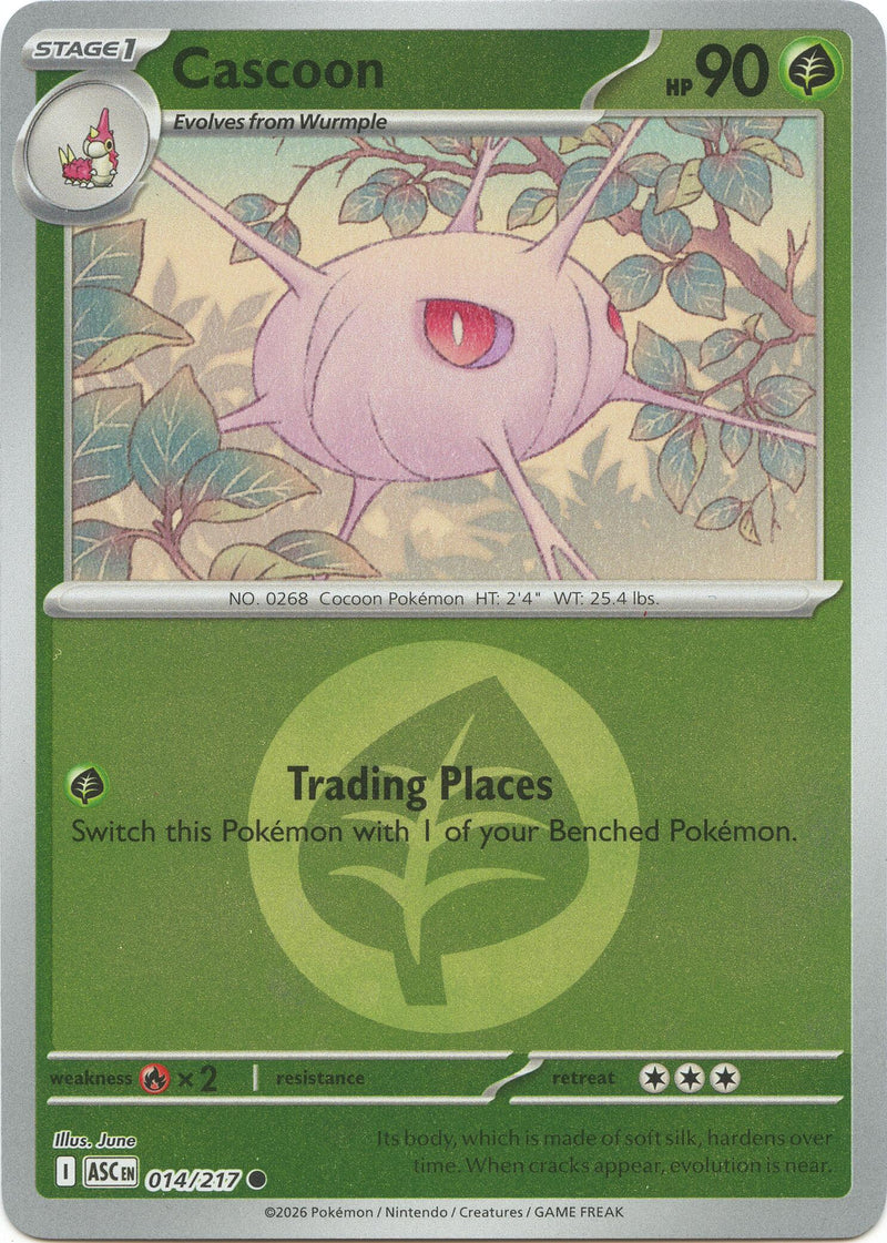 Cascoon (014/217) (Energy Symbol Pattern) [Mega Evolution: Ascended Heroes]