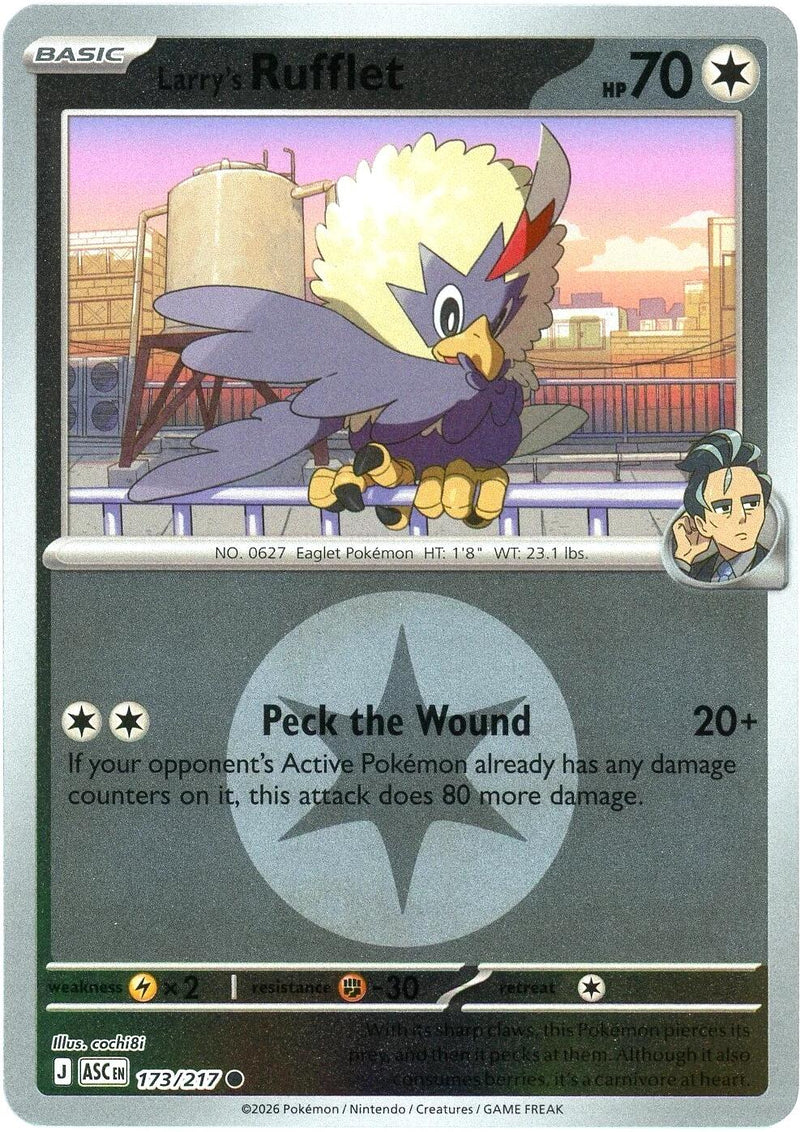 Larry's Rufflet (173/217) (Energy Symbol Pattern) [Mega Evolution: Ascended Heroes]