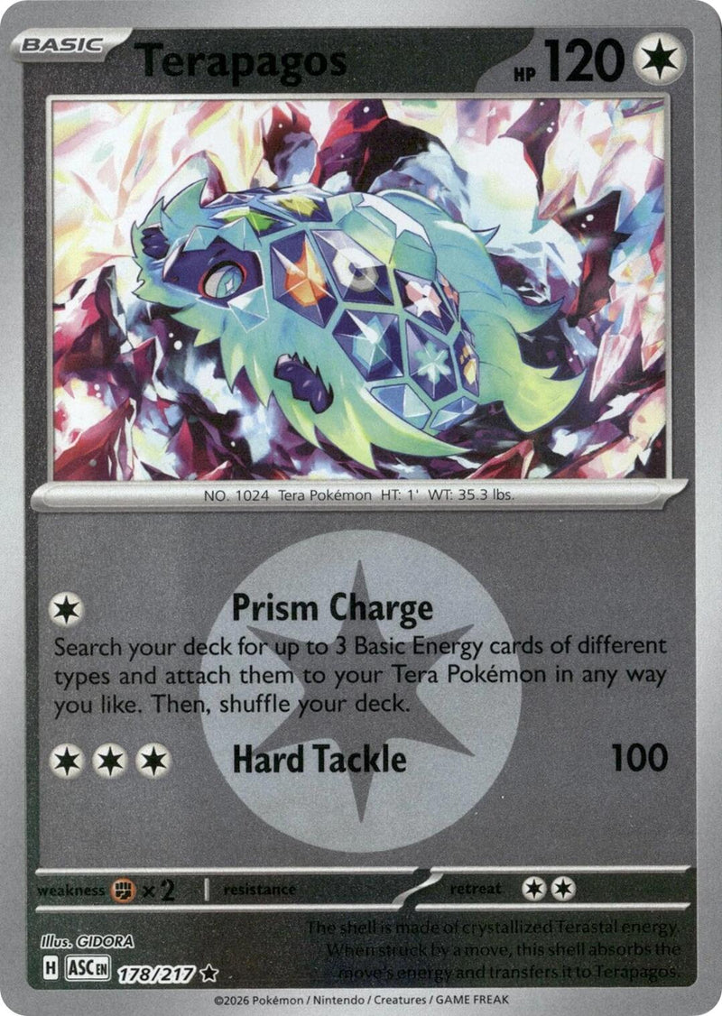 Terapagos (178/217) (Energy Symbol Pattern) [Mega Evolution: Ascended Heroes]