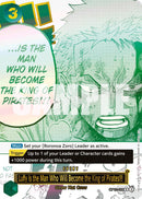 Luffy Is the Man Who Will Become the King of Pirates!!! (Japanese Version 3rd Anniversary Set) [One Piece Promotion Cards]
