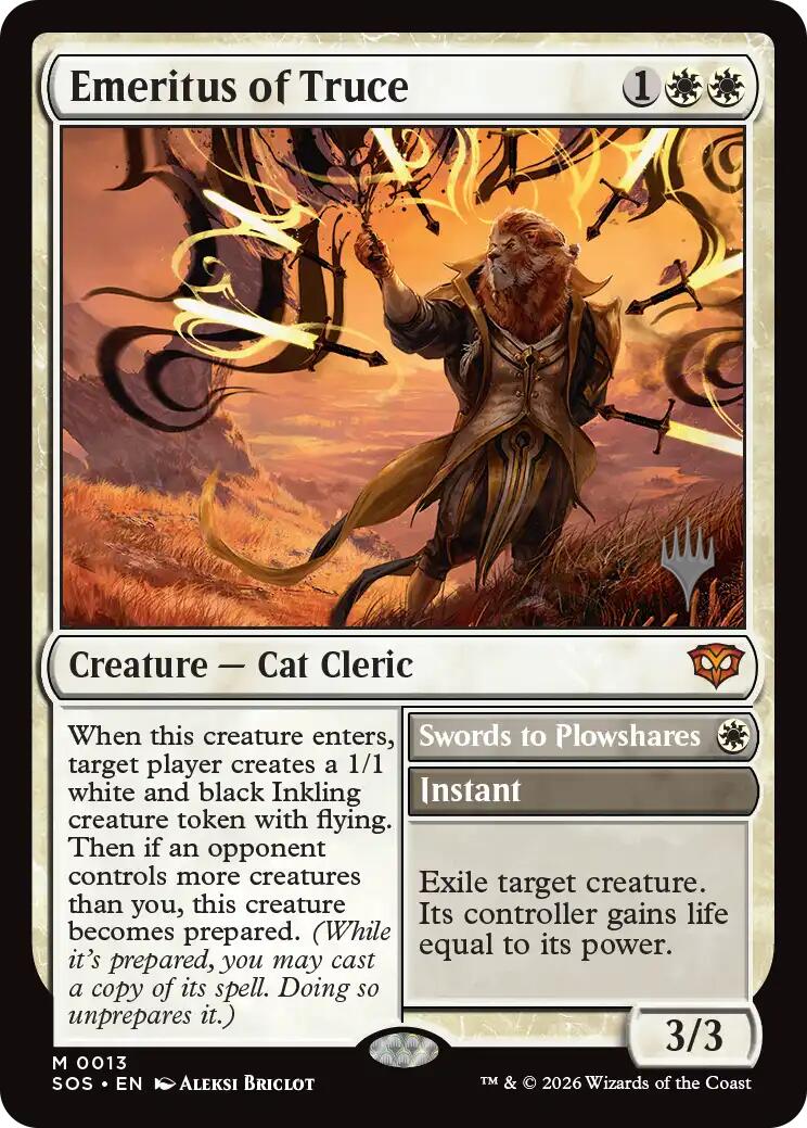 Emeritus of Truce [Secrets of Strixhaven Promos]