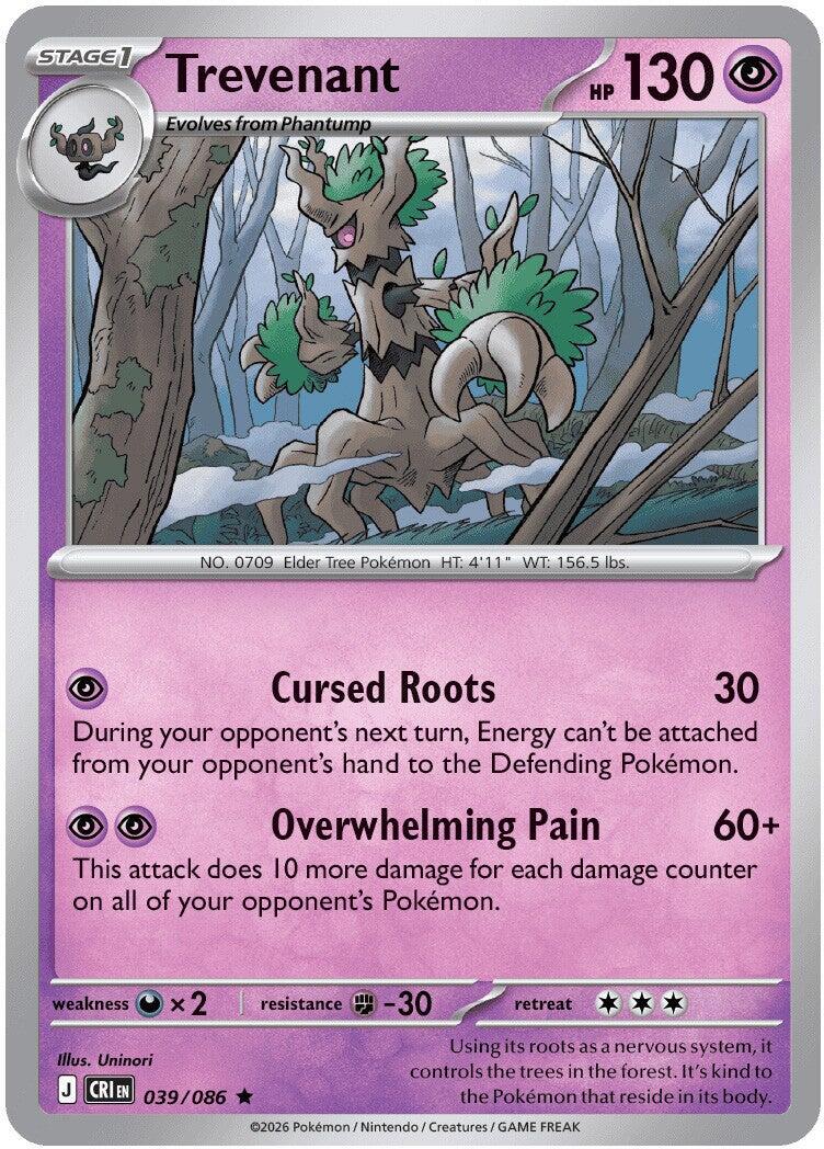 Trevenant (039/086) [Mega Evolution: Chaos Rising]