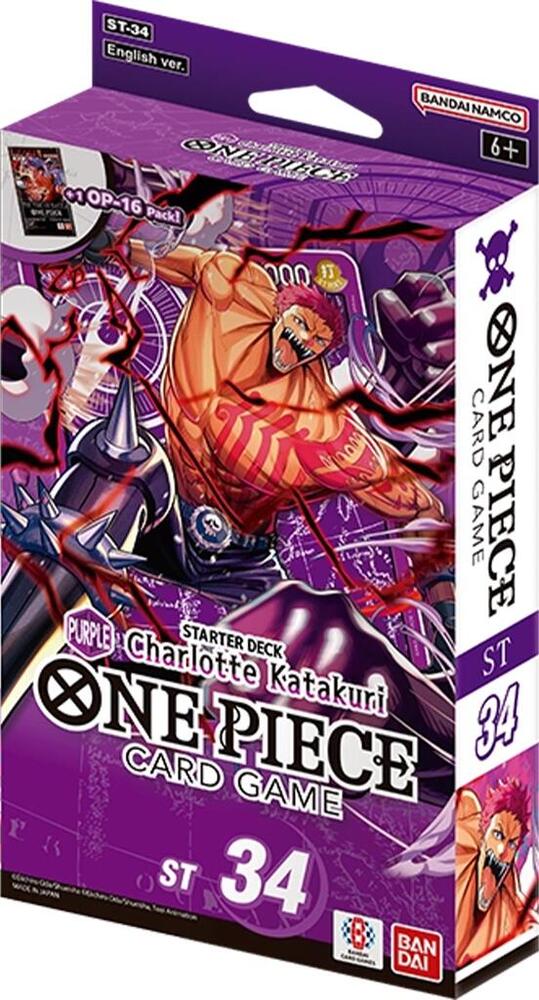 One Piece Card Game: ST-34 Starter Deck Display | Black Trafalgar Law [Pre-Order] 2026-07-31
