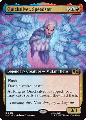 Quicksilver, Speedster (Extended Art) [Marvel Super Heroes Commander]