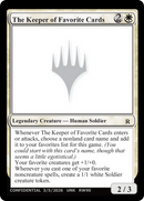 The Keeper of Favorite Cards (3/5/2026) [Unknown Event]