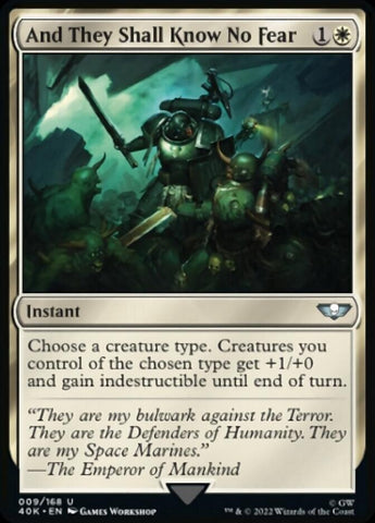 And They Shall Know No Fear [Warhammer 40,000]