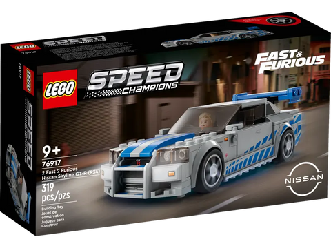 LEGO® Speed Champions 2 Fast 2 Furious Nissan Skyline GT-R (R34) (76917)