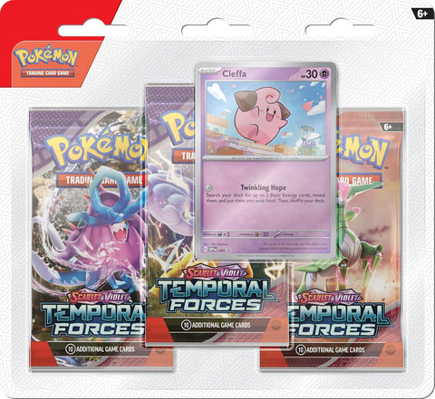 Pokémon TCG: Scarlet & Violet - Temporal Forces Three Pack Blister