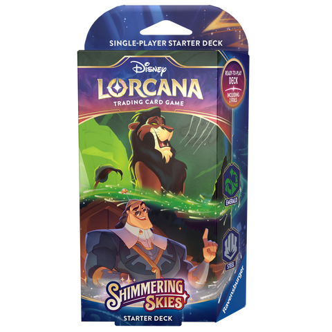 Disney Lorcana: Shimmering Skies - Starter Deck [Emerald and Steel]