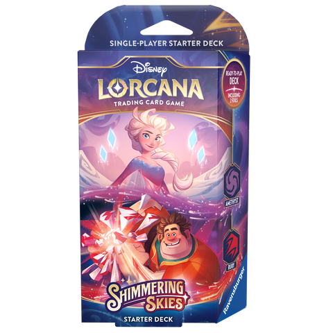 Disney Lorcana: Shimmering Skies - Starter Deck [Amethyst and Ruby]