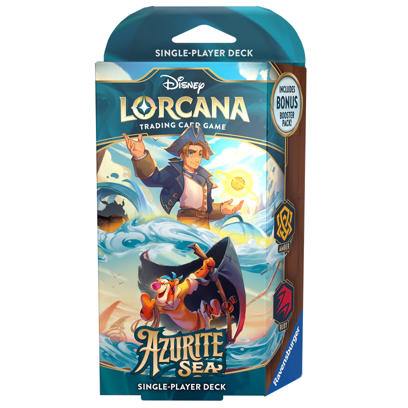 Disney Lorcana: Azurite Sea - Starter Deck - Amber & Ruby