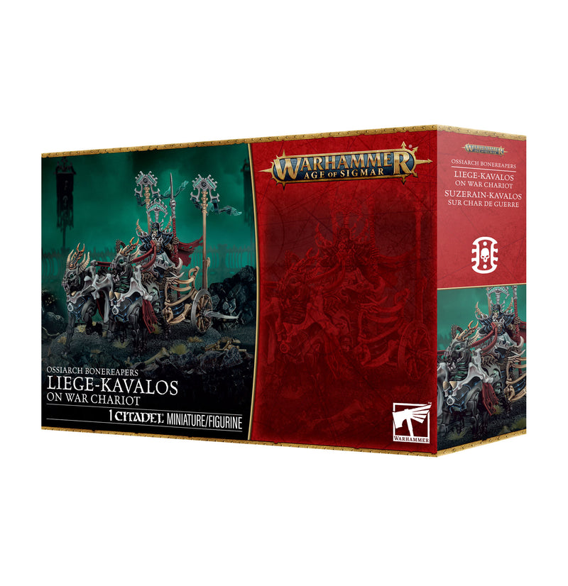 Ossiarch Bonereapers: Liege-Kavalos on War Chariot [Pre-Order] 2026-03-07