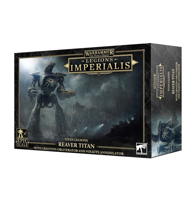 Legions Imperialis: Reaver Titan with Graviton Obliterator and Volkite Annihilator [Pre-Order] 2026-08-01