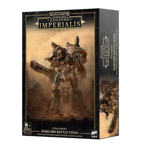 Legions Imperialis: Warlord Titan with Volkite Destructor and Macro-Gatling Blaster [Pre-Order] 2026-08-01