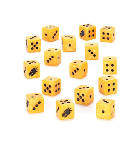 Warhammer 40,000: Salamanders Dice Set