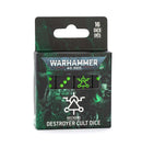 Necrons: Destroyer Cult Dice [Pre-Order] 2026-01-24